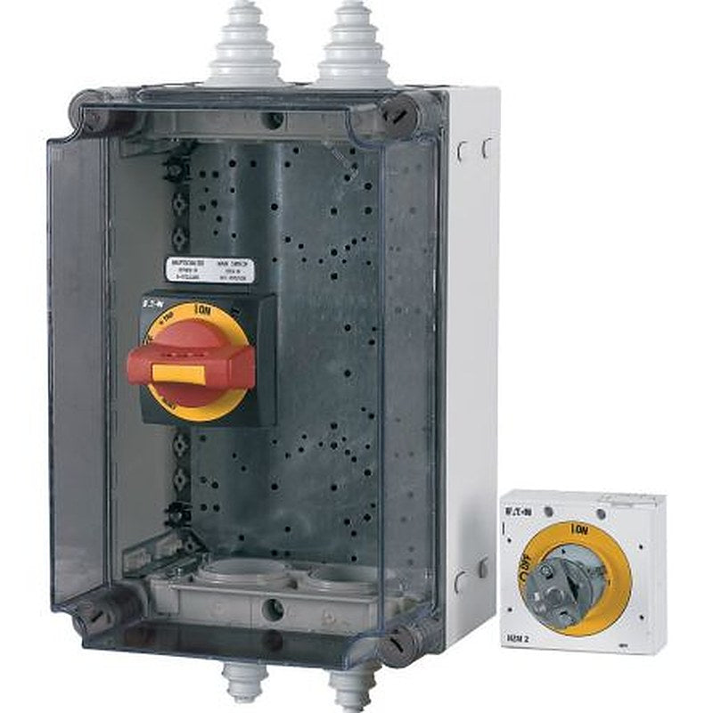 Eaton xEnergy Safety Ci Series Red, Yellow Plastic General Purpose Enclosure, IP65 375 mm, 225 mm, 250 mm