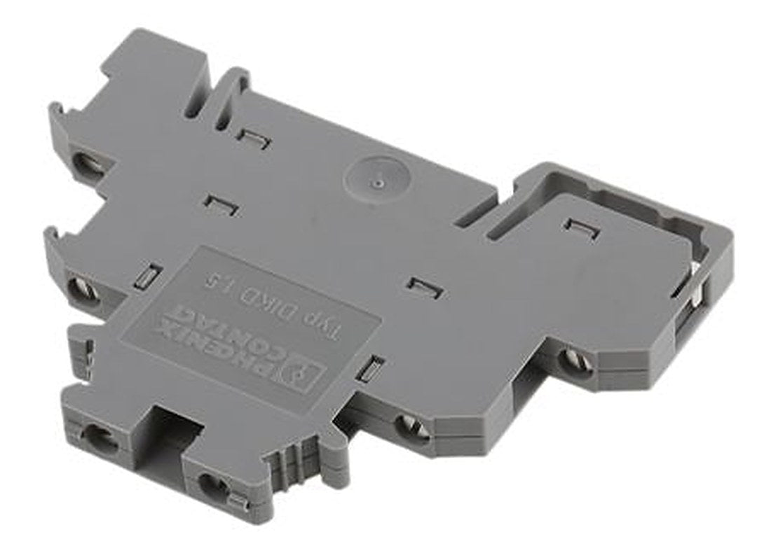 Phoenix Contact 2715979 DIKD 1.5 Series DIN Rail Terminal Block Grey, 0.2mm², 4 mm², 3-Level, Screw