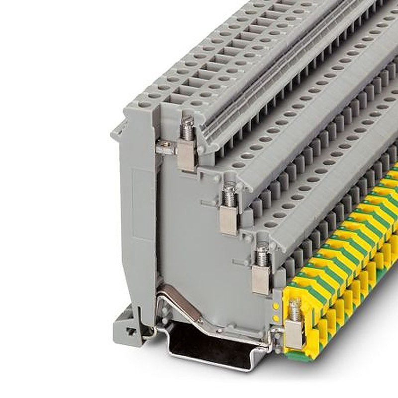 Phoenix Contact 2718015 DIN Rail Terminal Block Grey, 2.5mm², 4-Level, Screw