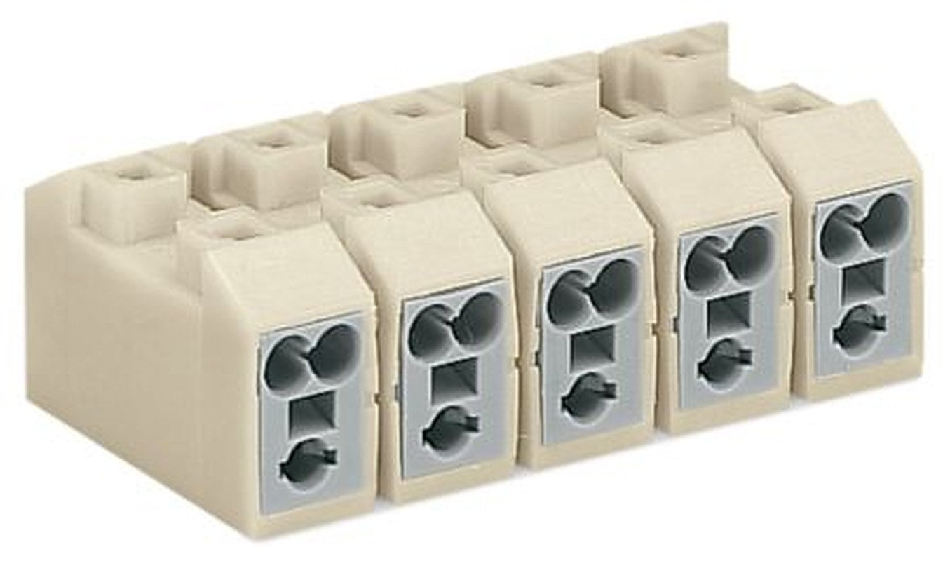 WAGO 272 Series Connector, 2-Way, 8mm², 9 mm² Wire, 18A Push Wire