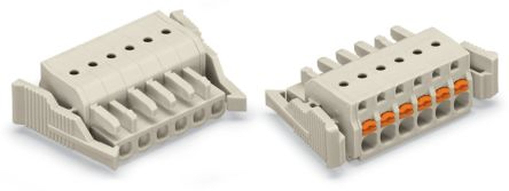 WAGO 2721 Series Plug-in Connector Female Cage Clamp, 9-Pole, 16A, 9-Way