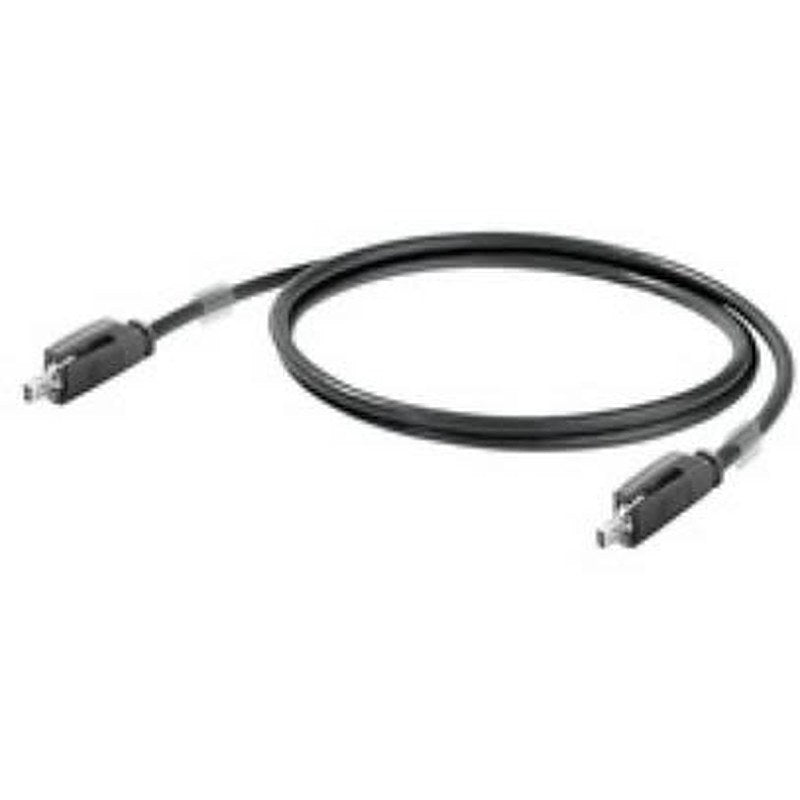 Weidmüller SPE, 3 m Ethernet Cable, Black Screened Polyvinyl Chloride Sheath