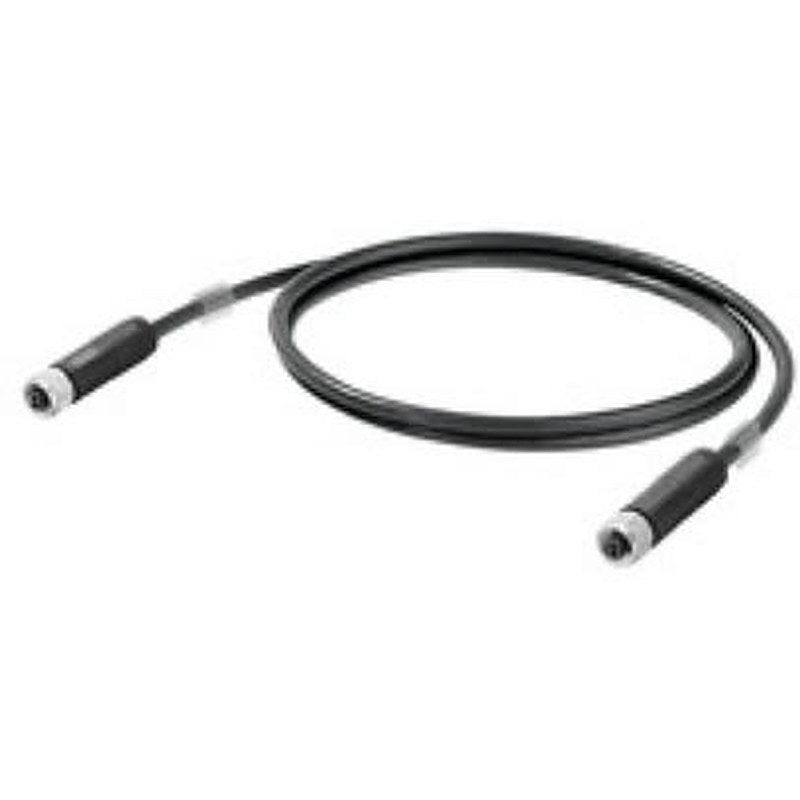 Weidmüller SPE, 2 m Ethernet Cable, Black Screened Polyvinyl Chloride Sheath