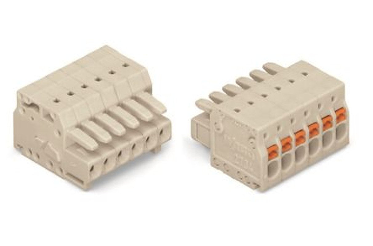 WAGO Pluggable Terminal Block, 2-Contact, 3.5 mm Pitch, 1 Row, 2734-102