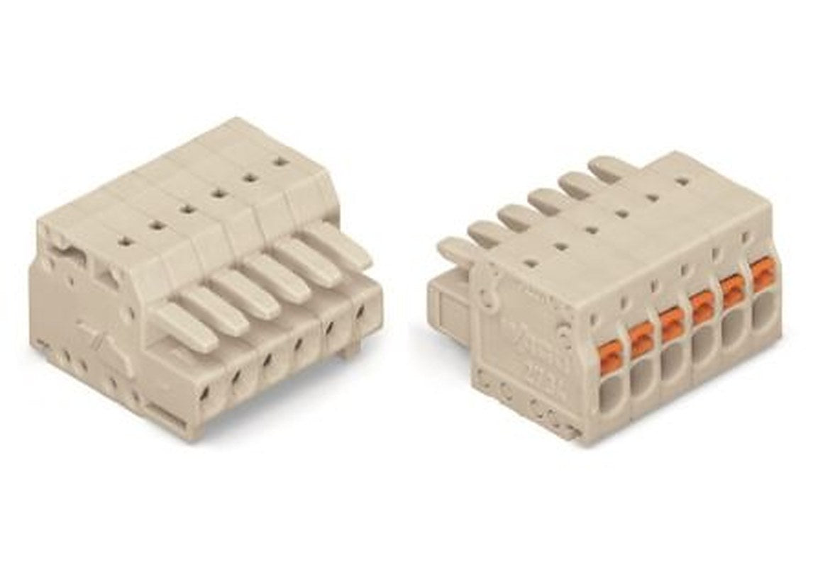 WAGO Pluggable Terminal Block, 3-Contact, 3.5 mm Pitch, 1 Row, 2734-103