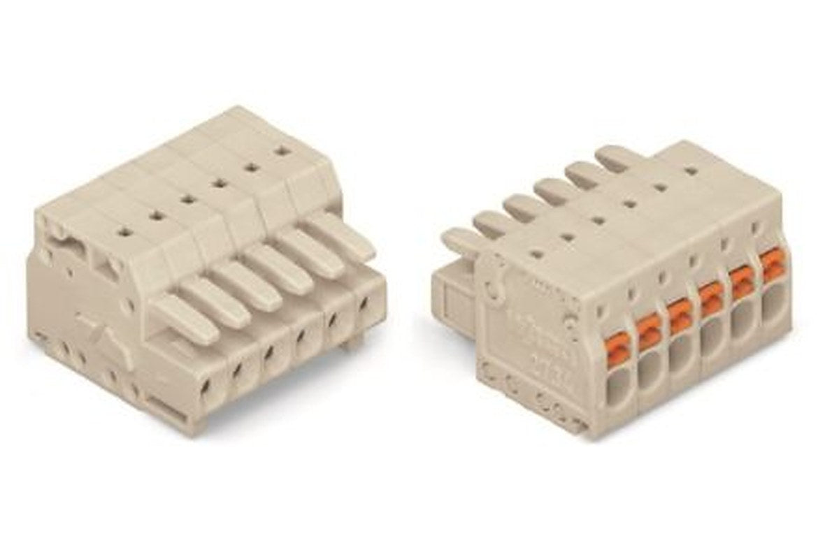 WAGO Pluggable Terminal Block, 8-Contact, 3.5 mm Pitch, 1 Row, 2734-108