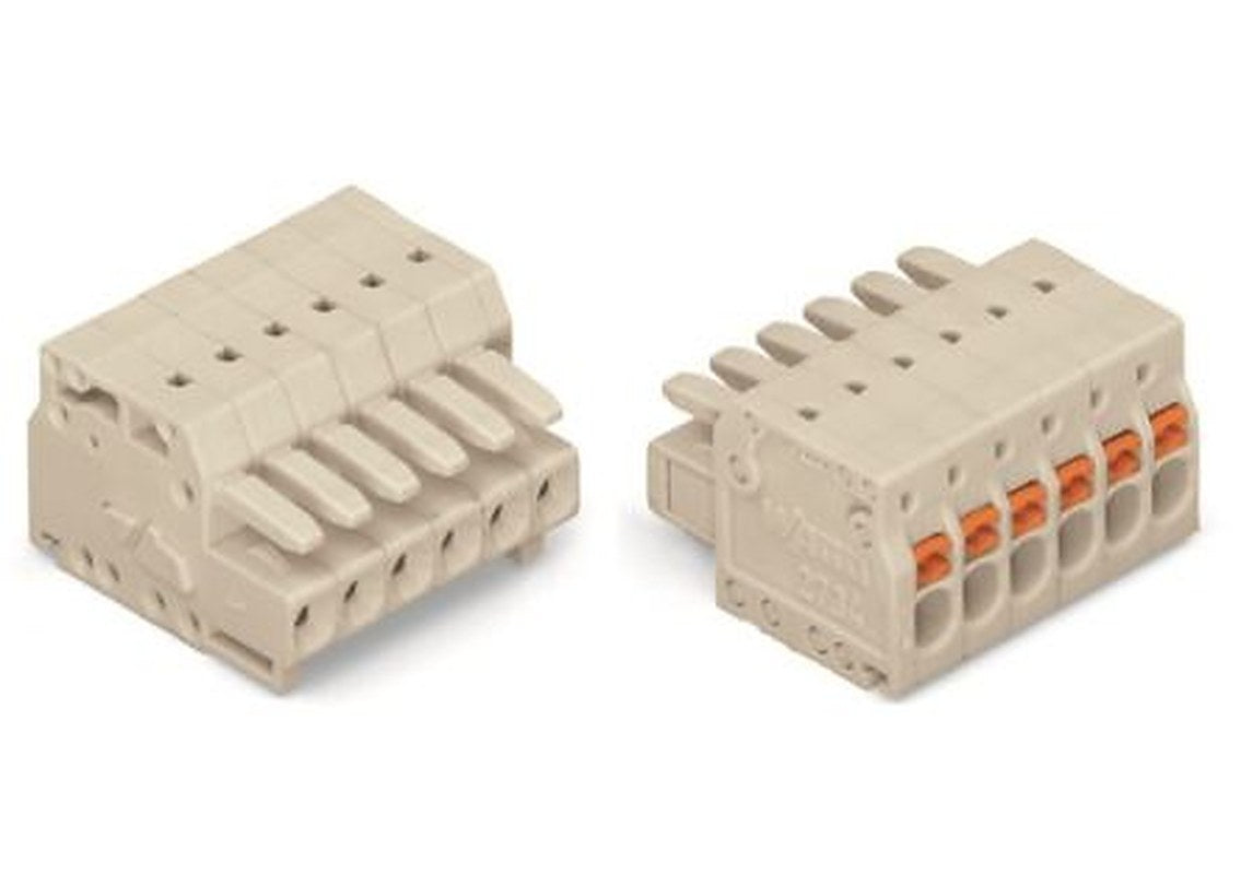 WAGO Pluggable Terminal Block, 10-Contact, 3.5 mm Pitch, 1 Row, 2734-110