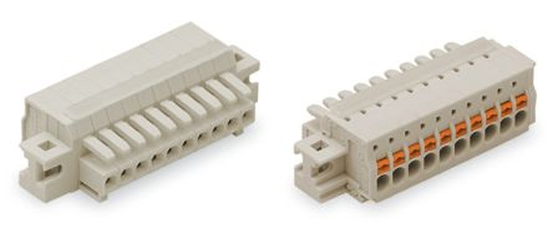 WAGO 2734 Series Cable Connector Female Push-in, 24-Pole, 10A, 24-Way