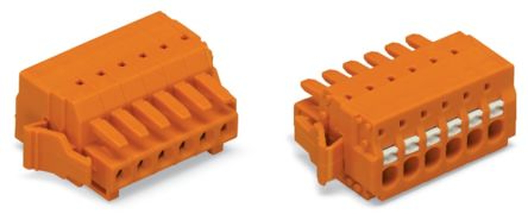 WAGO 2734 Series Plug-in Connector Female Push-in, 6-Pole, 10A, 6-Way