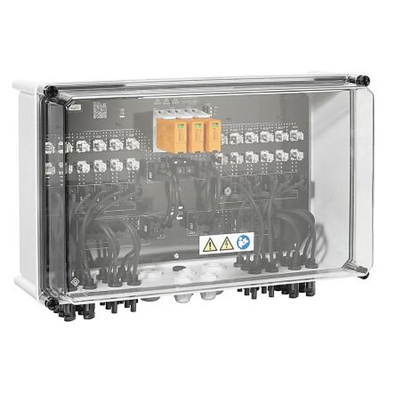 Weidmüller PVN Series Grey, Transparent Polycarbonate Junction Box, IP65, 12 Terminals, 210 mm, 488mm 334 mm