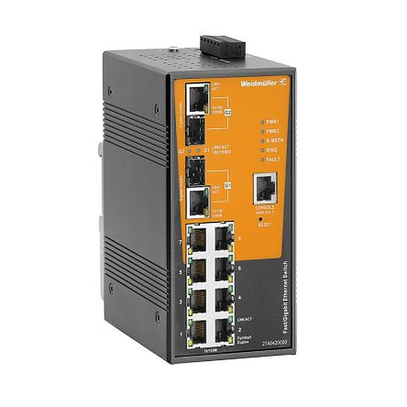 Weidmüller Managed 8 Port Network Switch
