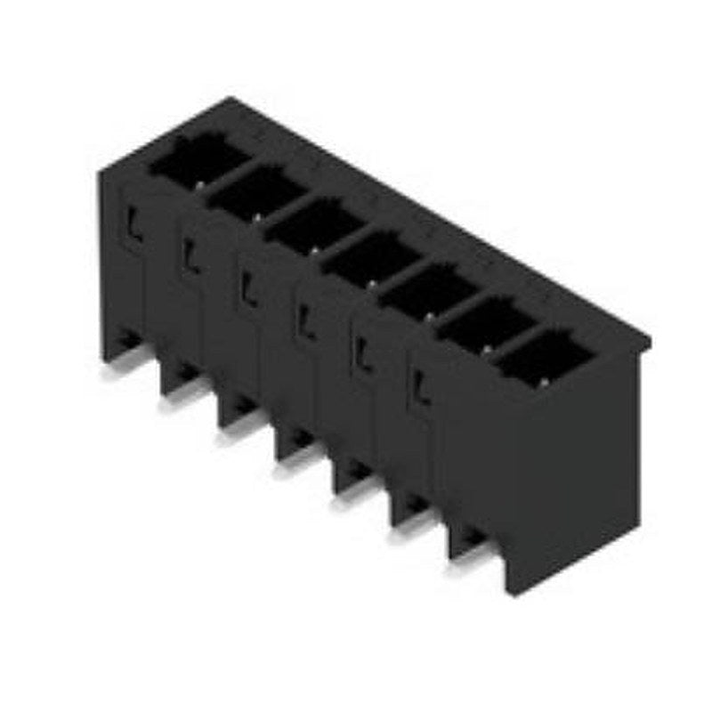 Weidmüller MHS 5/07 H T3 B T Series PCB Connector, 7-Contact, 5 mm Pitch, PCB, 1 Row