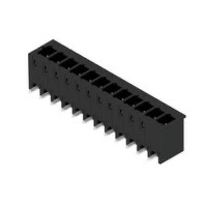 Weidmüller MHS 5/12 H T3 B T Series PCB Connector, 12-Contact, 5 mm Pitch, PCB, 1 Row