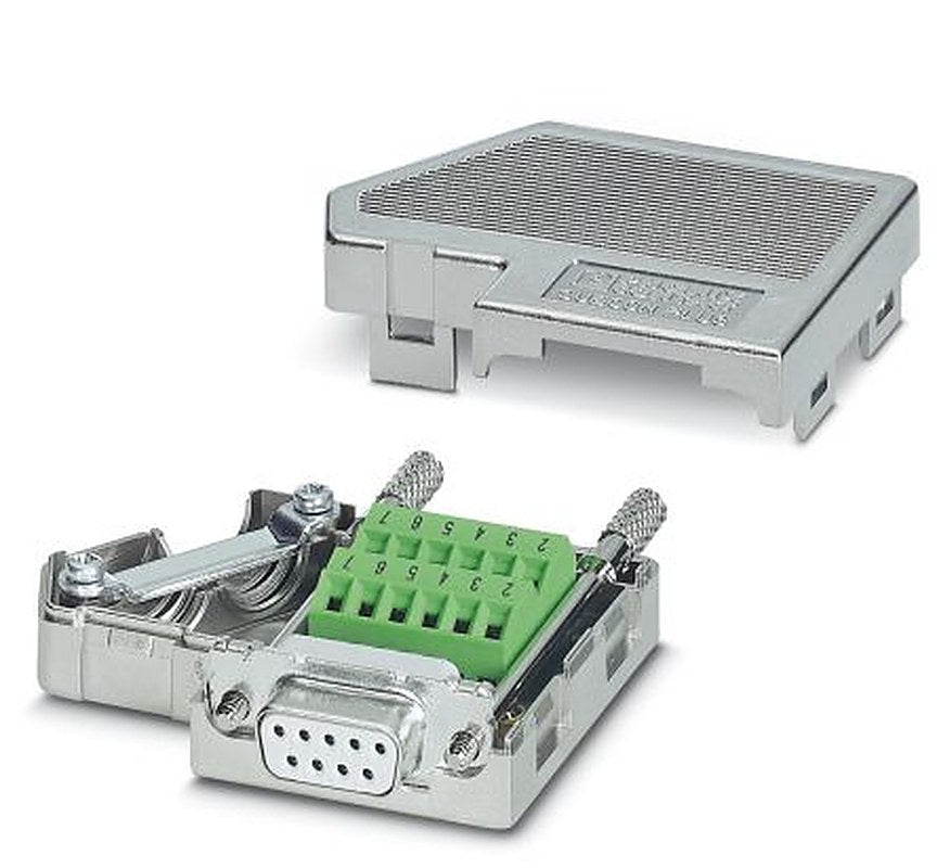 Phoenix Contact 9 Way Straight Screw D-Sub Connector Female