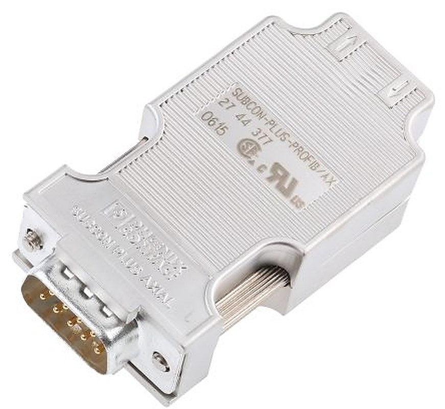 Phoenix Contact SUBCON-PLUS-PROFIB/AX 9 Way Straight Cable D-Sub Connector Male