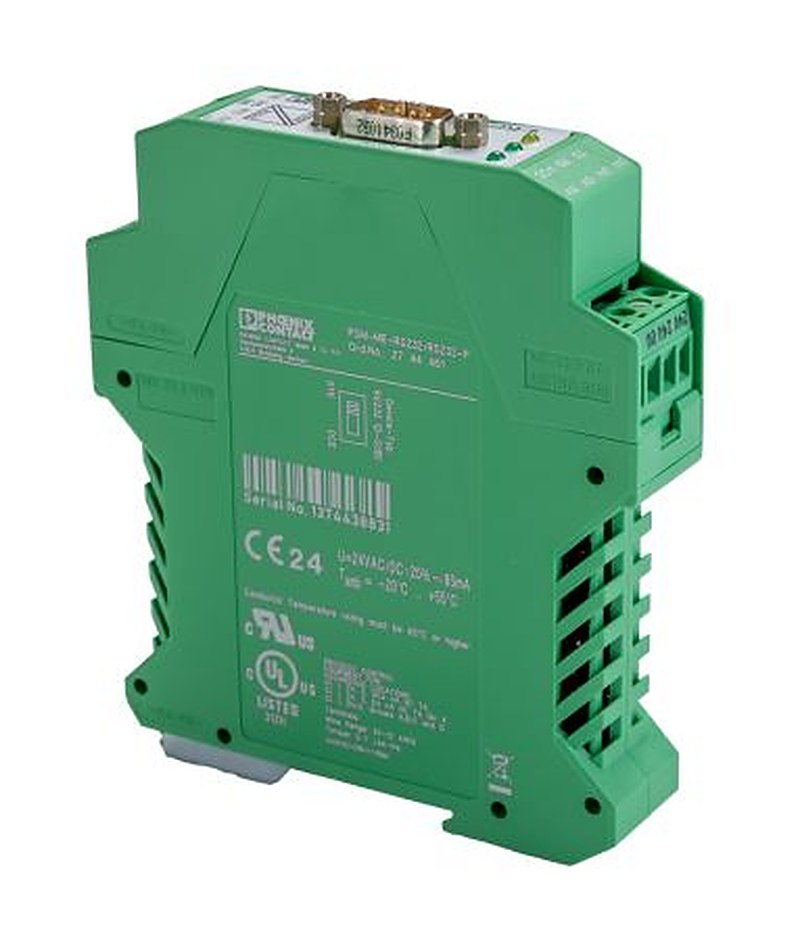 Phoenix Contact PSM-ME-RS232/RS232-P Series Interface Converter, DIN Rail