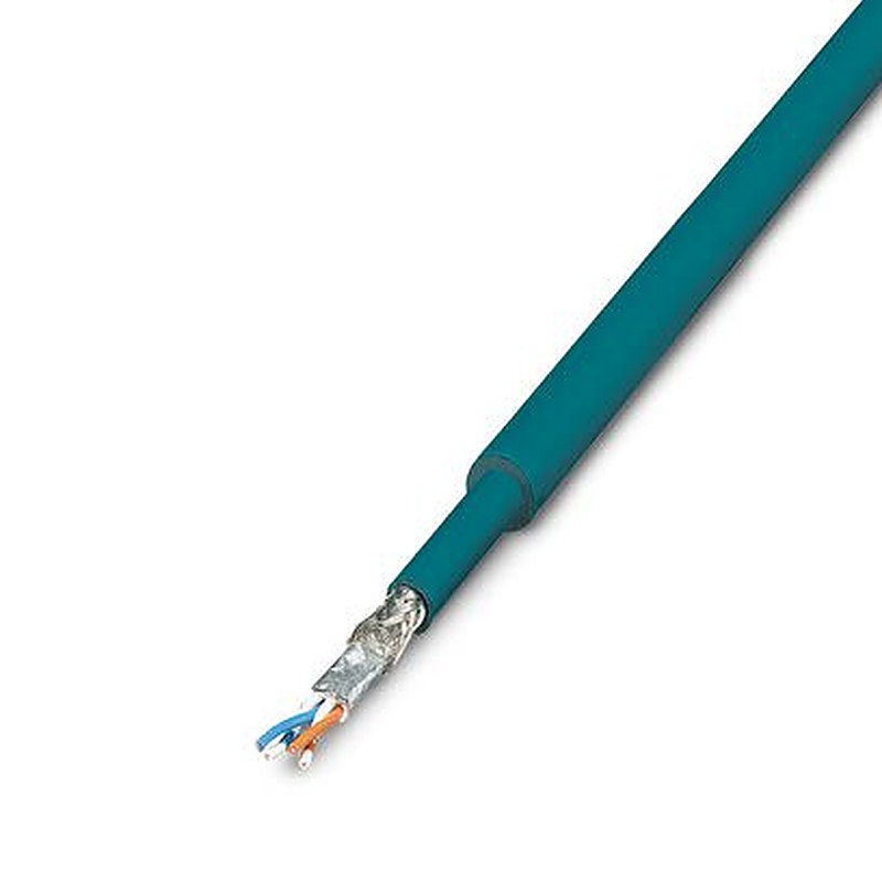 Phoenix Contact 27448 Series Data Cable, 2 Pairs, 0.22 mm², 1000 m, Blue Sheath