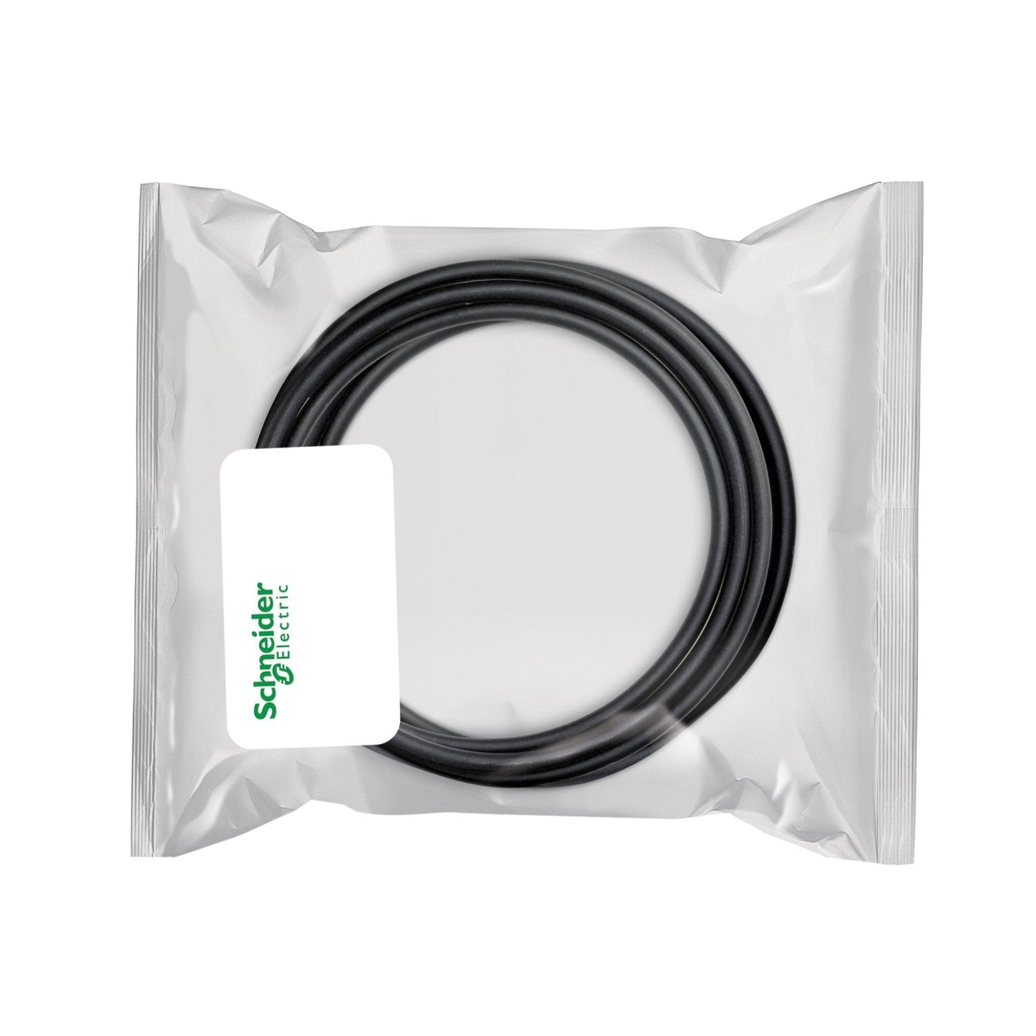 The Schneider Electric shielded power cable is connecting stepper drive SD3 and a three-phase motor. Green premium sustainable product Toxic heavy metal free Range compatibility Lexium SD3