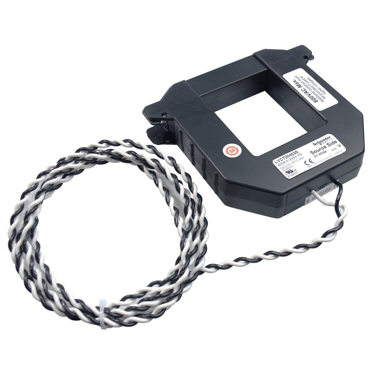 The Schneider Electric low-voltage split-core current transformer is part of PowerLogic BCPM (Branch Circuit Power Meter). It is Ideal for retrofit applications with Schneider Electric energy meters which accept low voltage current transducer input. Sustainable Mercury free