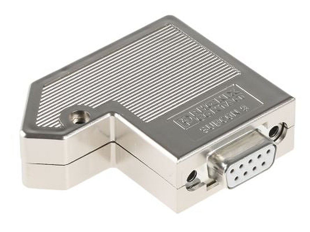 Phoenix Contact SUBCON 9/F-SH 9 Way Right Angle 2.77 mm Pitch Cable D-Sub Connector, with Screw Female