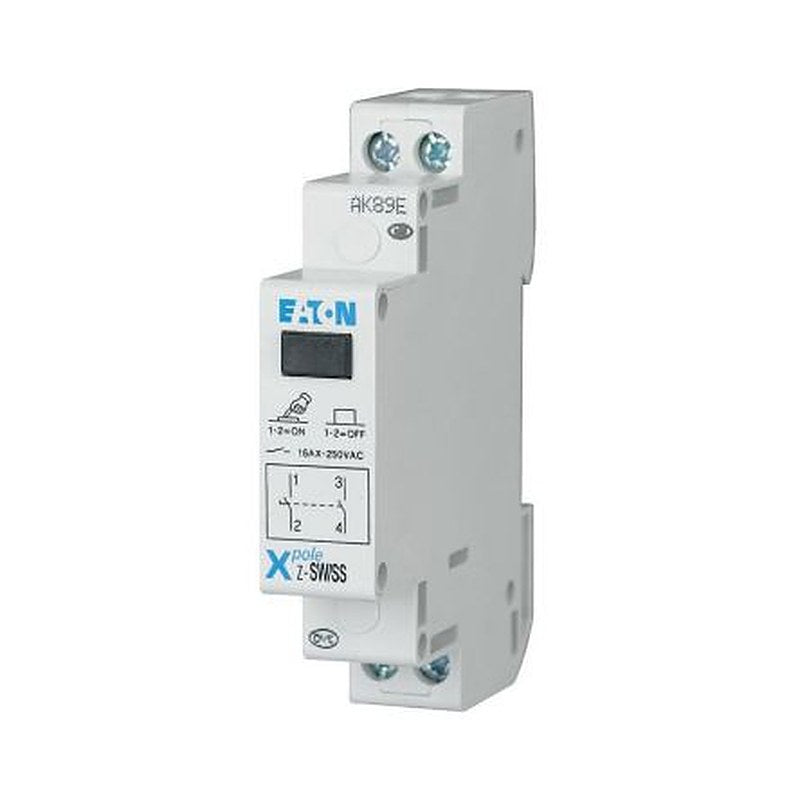 Eaton 2-Pole DIN Rail Isolator Switch -, IP40, 16A, 4 W