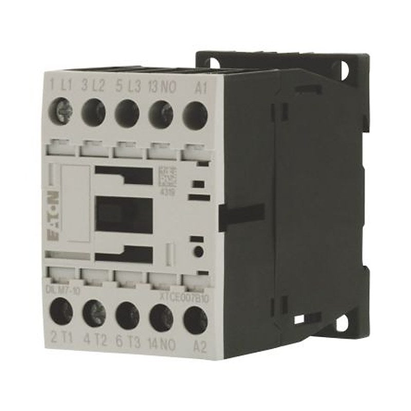 Eaton DILM Contactor, 24V ac Coil, 3-Pole, 7 A, 3 kW 24V ac, 1 NO, 400V ac