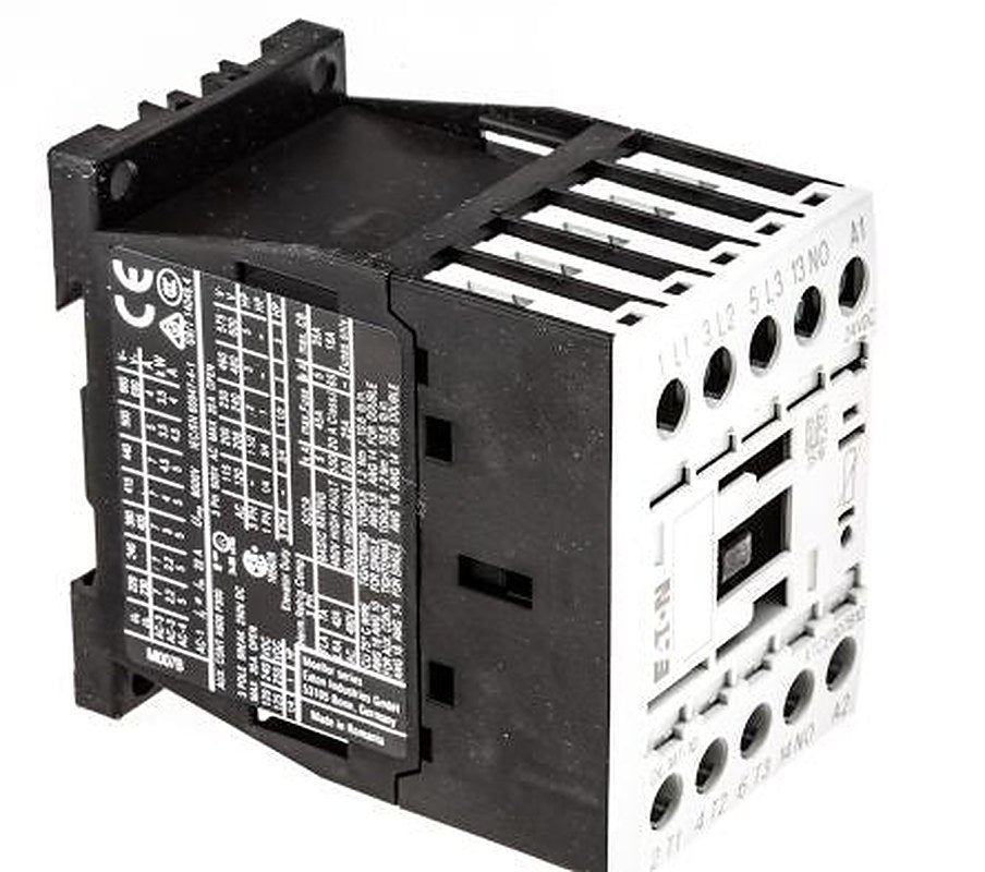 Eaton DILM Contactor, 24V dc Coil, 3-Pole, 7 A, 3 kW 24V dc, 3 NO, 400V ac