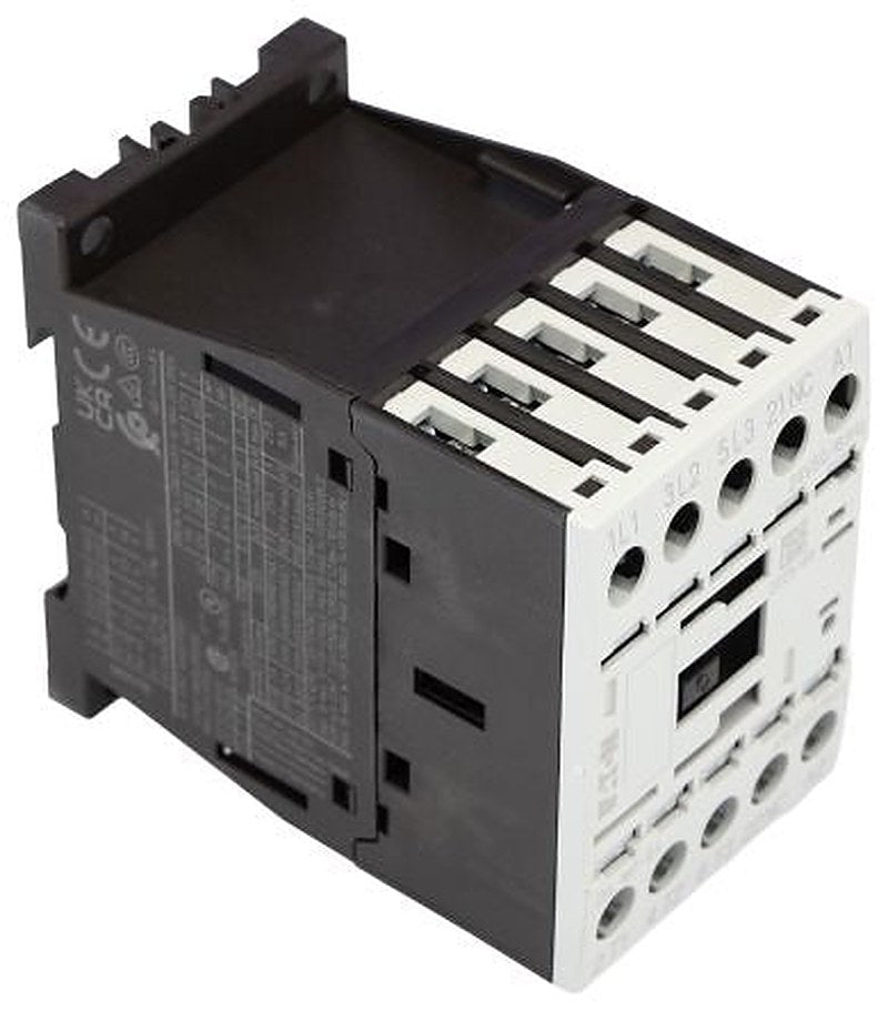 Eaton DILM Contactor, 24V ac Coil, 3-Pole, 7 A, 3 kW 24V ac, 3 NO, 400V ac