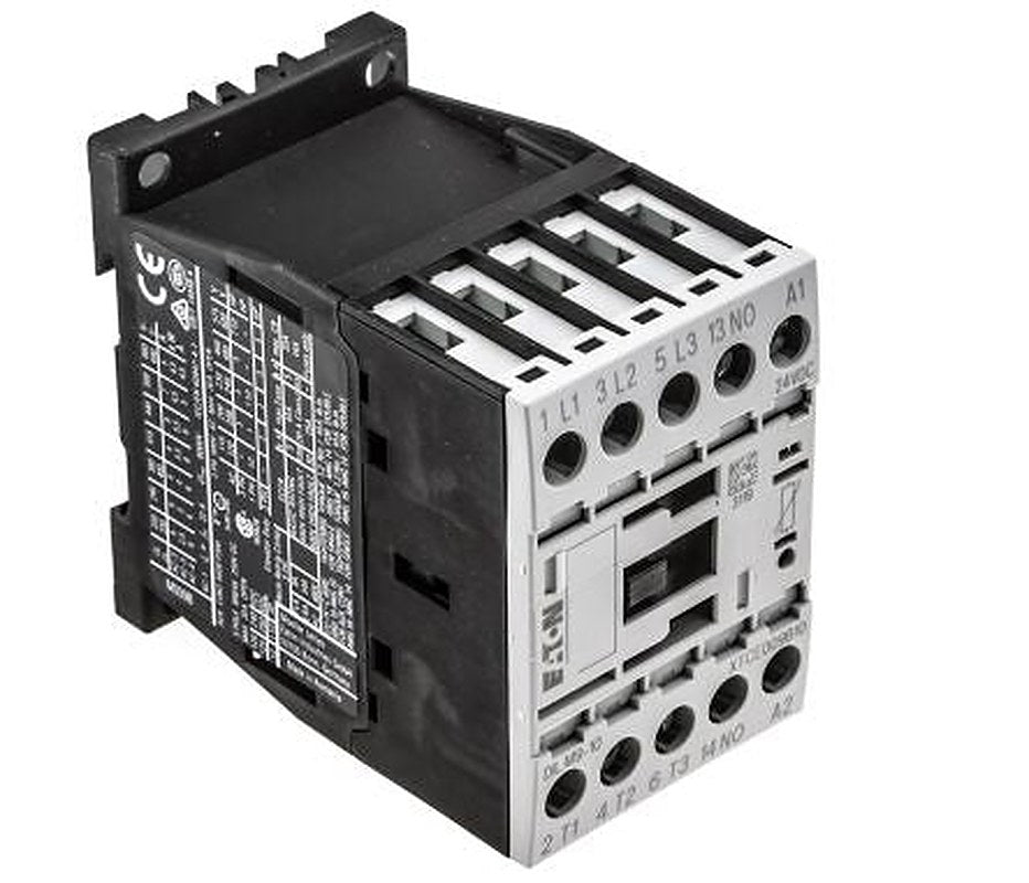Eaton DILM Contactor, 24V dc Coil, 3-Pole, 9 A, 4 kW 24V dc, 3 NO, 400V ac