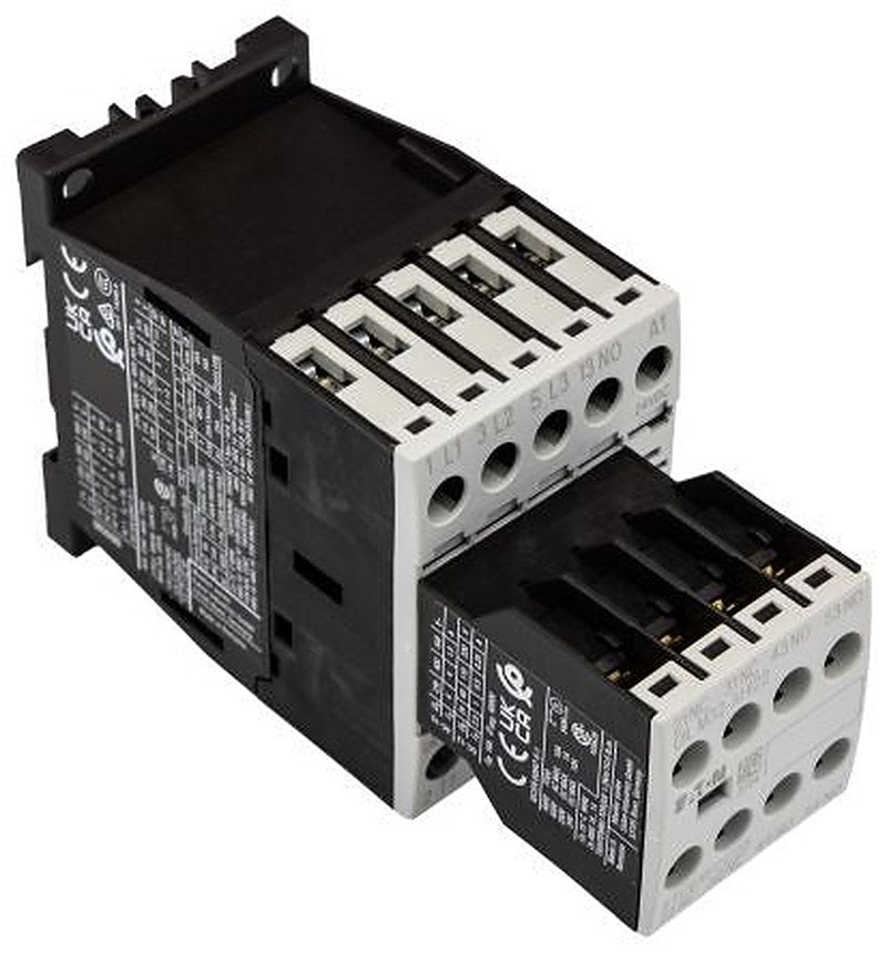Eaton Contactor, 400V Coil, 3-Pole, 9 A, 4 kW, 3 NO/2 NC, 690V