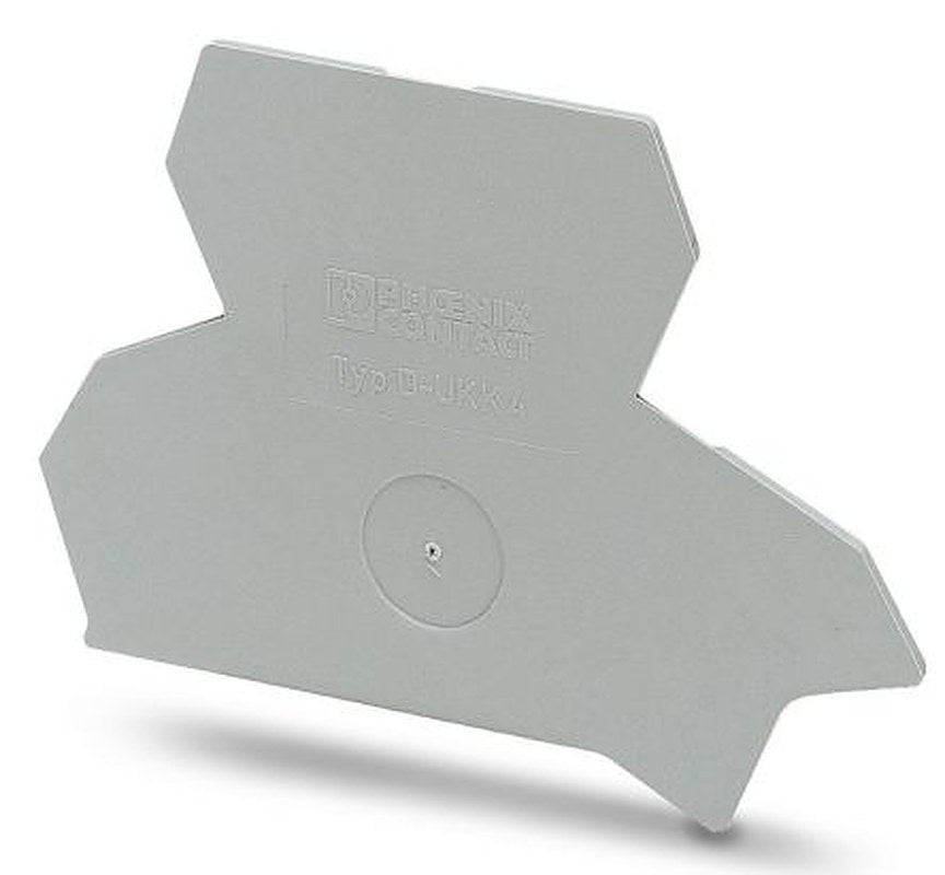 Phoenix Contact D-UKK 4 Series End Cover for Use with DIN Rail Terminal Blocks