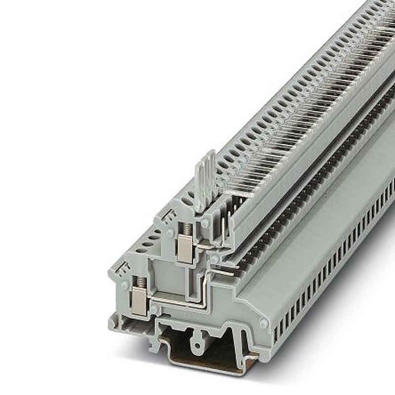 Phoenix Contact 2770846 UKK 3-MSTBVH-5.08 Series Double Level Terminal Block Grey, 0.2mm², 2-Level, Screw