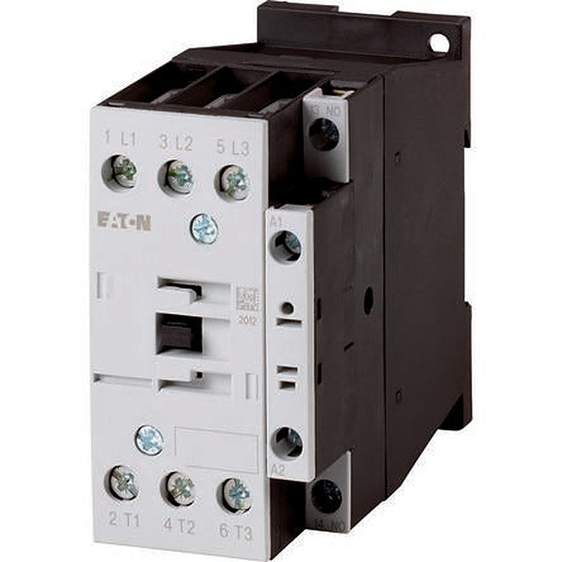 Eaton DILM Contactor, 24V ac Coil, 3-Pole, 32 A, 15 kW 24V ac, 3 NO, 400V ac