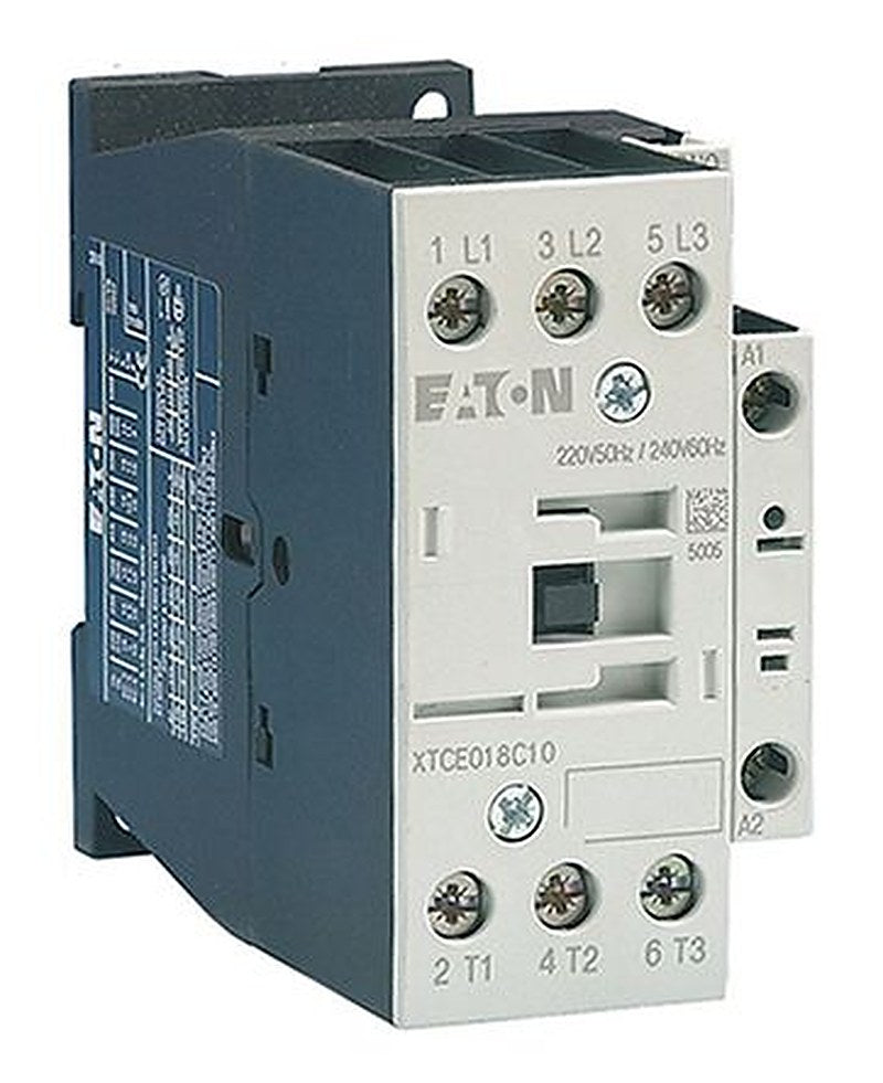 Eaton DILM Contactor, 24V dc Coil, 3-Pole, 32 A, 15 kW 24V dc, 3 NO, 400V ac