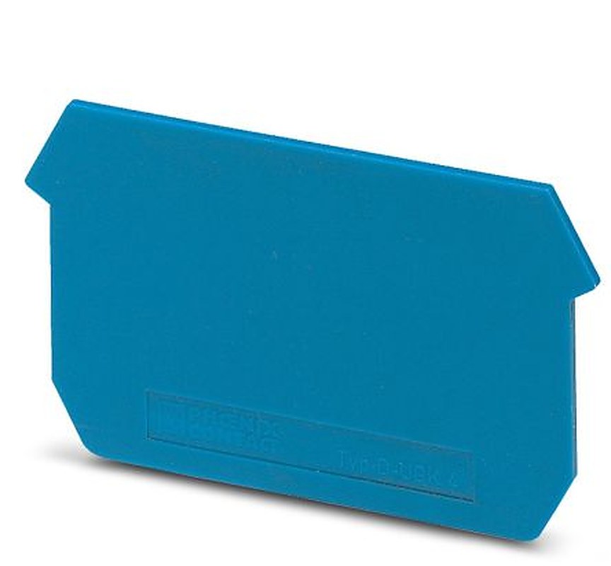 Phoenix Contact D-UDK 4 BU Series End Cover for Use with Modular Terminal Block