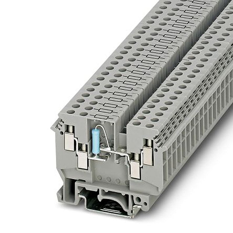 Phoenix Contact 2775250 UDK 4-DUR 499 Series Component Terminal Block Grey, 2.5mm², 1-Level, Screw