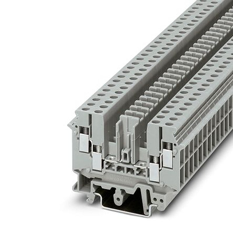 Phoenix Contact 2777014 UDK 4-TG Series Disconnect Terminal Block Grey, 4mm², 1-Level, Screw