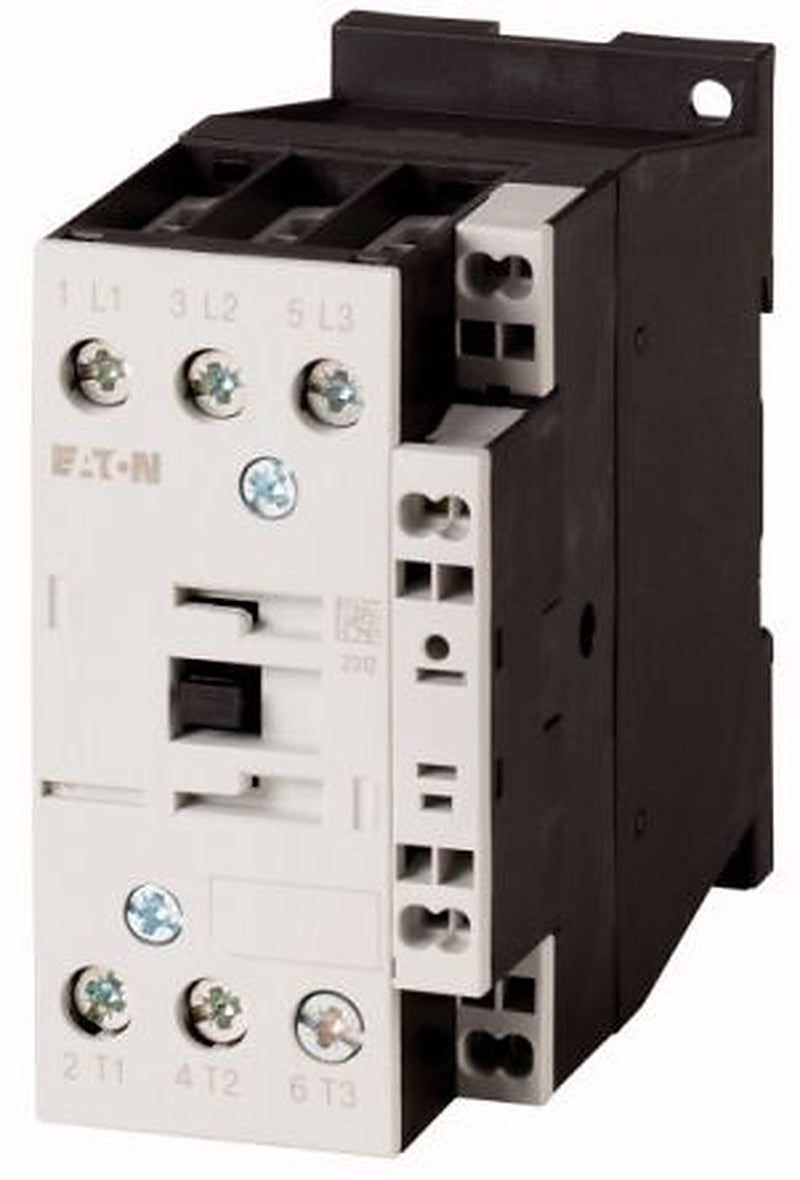 Eaton DILM Contactor, 230V Coil, 3-Pole, 32 A, 17 kW, 1 NC, 400V