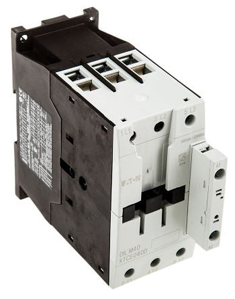 Eaton DILM Contactor, 110V ac Coil, 3-Pole, 40 A, 18.5 kW 110V ac, 3 NO, 400V ac