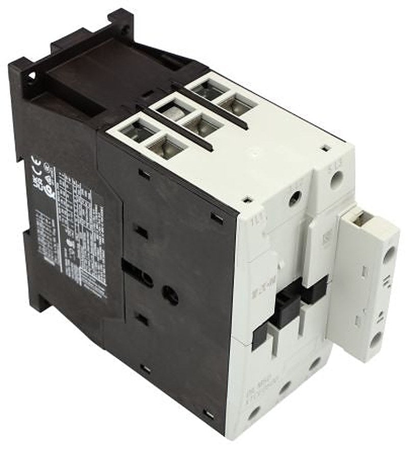Eaton DILM Contactor, 400V ac Coil, 3-Pole, 50 A, 22 kW 400V ac, 3 NO, 400V ac