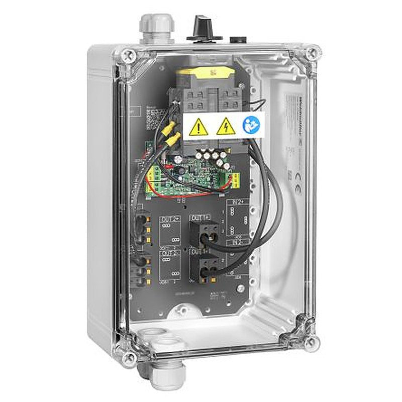 Weidmüller PVN Series Transparent, Grey Polycarbonate Junction Box, IP65, 3 Terminals, OVE-Directive R 11-1:2022-05-01,