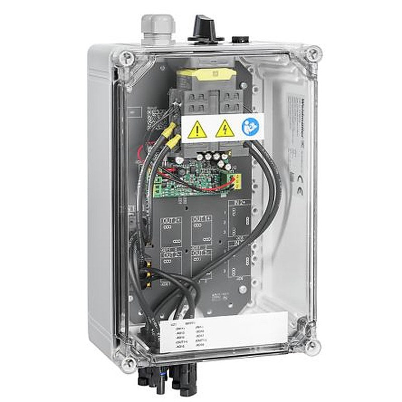 Weidmüller PVN Series Transparent, Grey Polycarbonate Junction Box, IP65, 3 Terminals, REACh SVHC, 132 mm, 200mm 370 mm