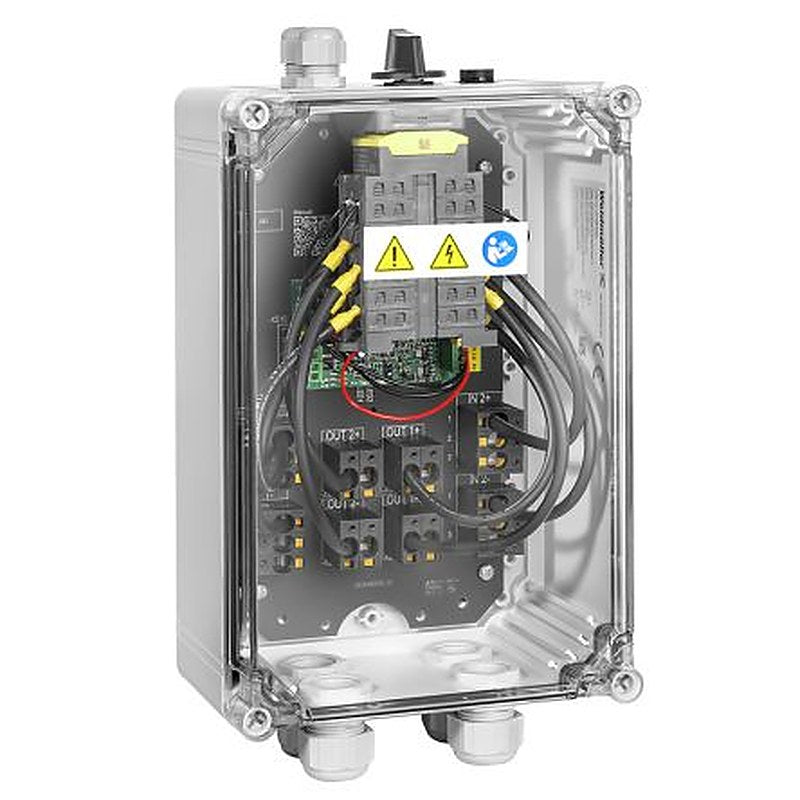 Weidmüller PVN Series Grey, Transparent Polycarbonate Junction Box, IP65, 3 Terminals, 132 mm, 200mm 346 mm