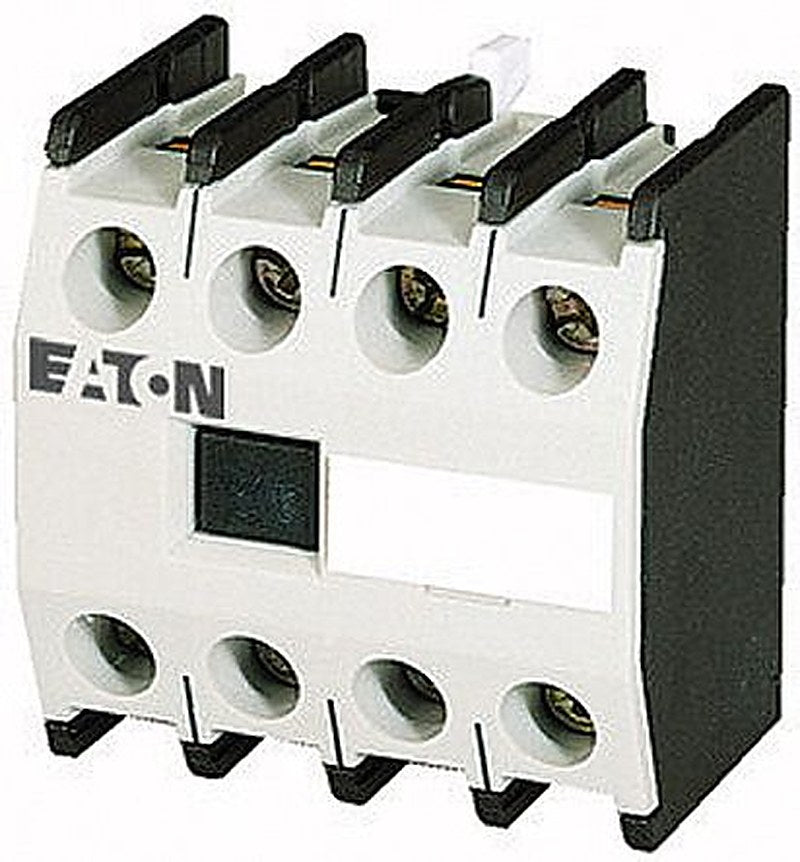 Eaton Auxiliary Contact, 4 Contact, 4 NO, DILM40 - DILM170, Front, 16 A, 500V ac, 277948 DILM150-XHI40