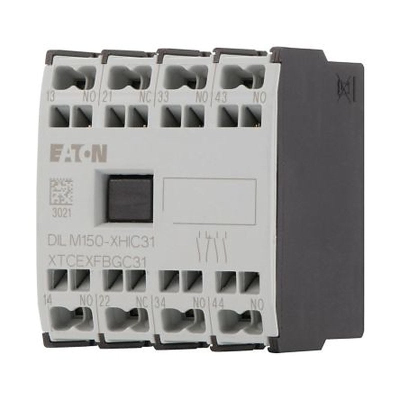 Eaton Auxiliary Contact, 4 Contact, 3 NO/3 NC, Front, 278045 DILM150-XHIC31