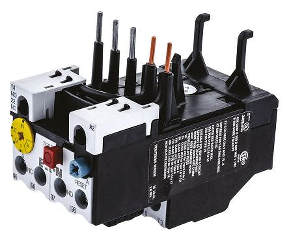 Eaton, ZB Overload Relay 1 NO/1 NC, 1A, 1.6 A F.L.C, 1.6A Contact Rating, 6 W, 500V ac