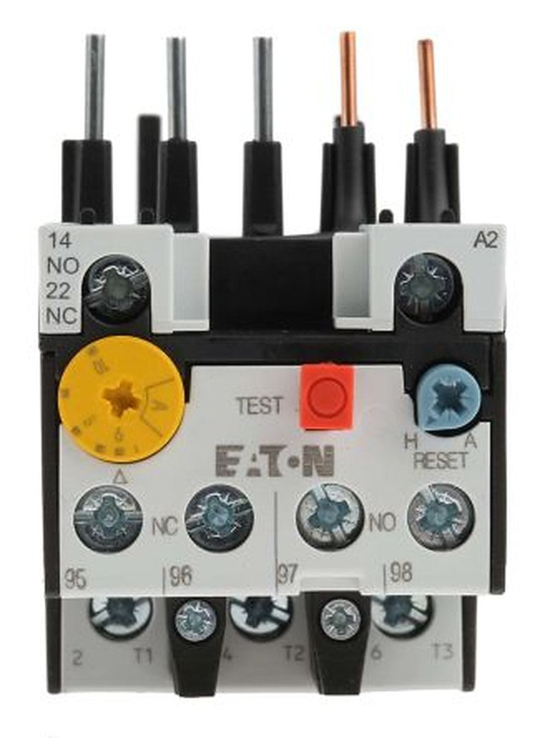 Eaton, ZB Overload Relay 1 NO/1 NC, 10A, 6 A F.L.C, 10A Contact Rating, 6 W, 500V ac