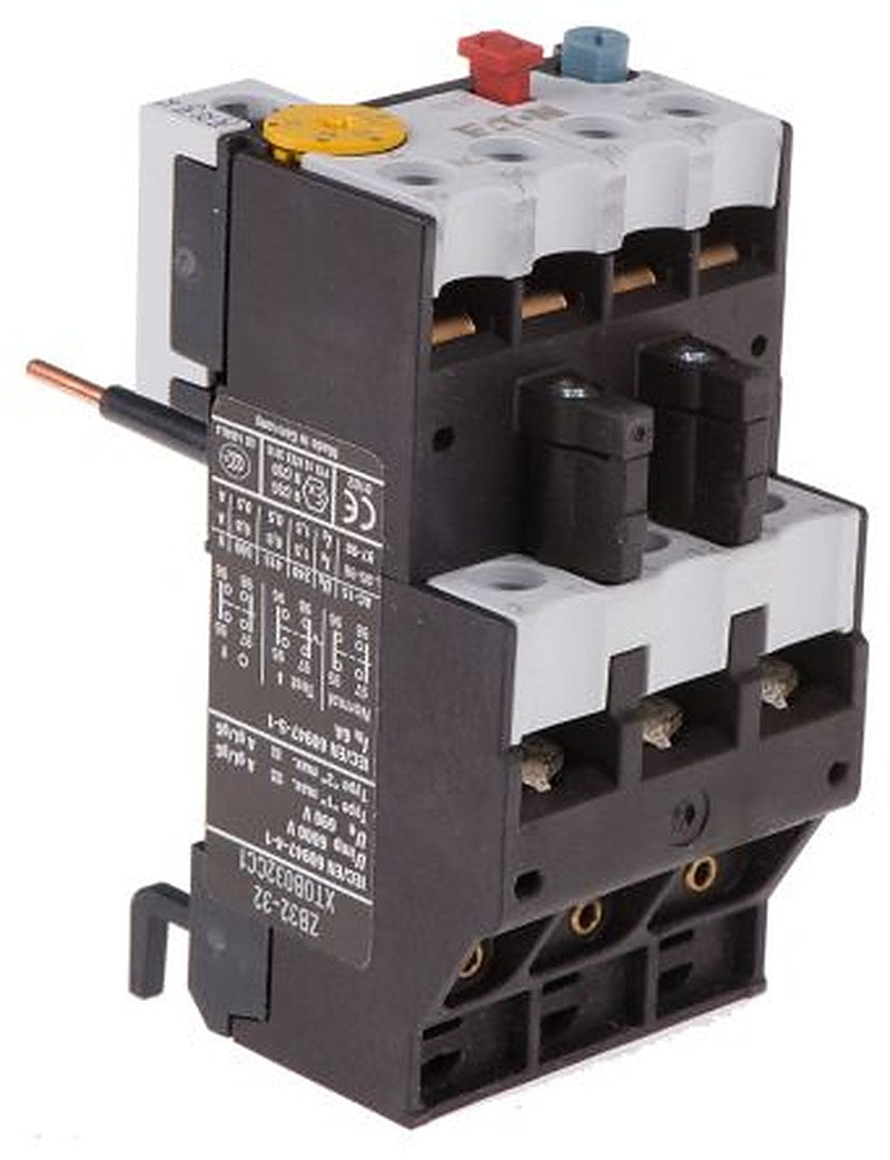 Eaton, ZB Overload Relay 1 NO/1 NC, 24A, 32 A F.L.C, 32A Contact Rating, 6 W, 500V ac