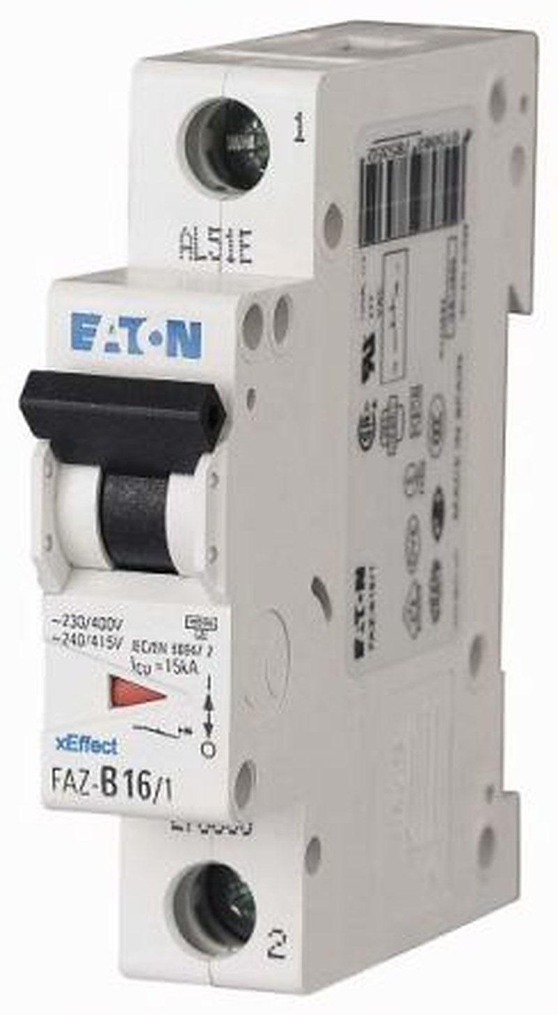 Eaton xEffect xEffect Miniature Circuit Breaker, 1-Pole, 4A, Type S, 230V ac AC, 10 kA Breaking Capacity