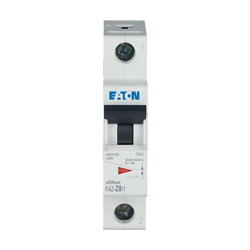 Eaton xEffect FAZ Miniature Circuit Breaker, 1-Pole, 8A, Type Z, 230V ac AC, 48 V dc DC, 10 kA Breaking Capacity